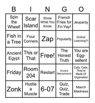 6-07 Bingo! Bingo Card