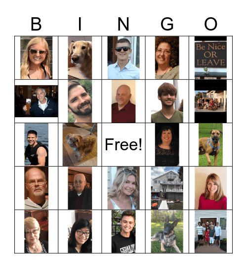 Grandma & Pop-Pop 80th Birthday Bingo Card