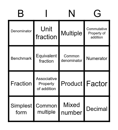 math-definition-bingo-card