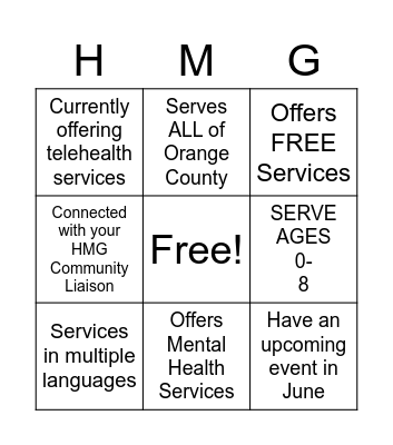 ZOOM IN TO YOUR AGENCY Bingo Card