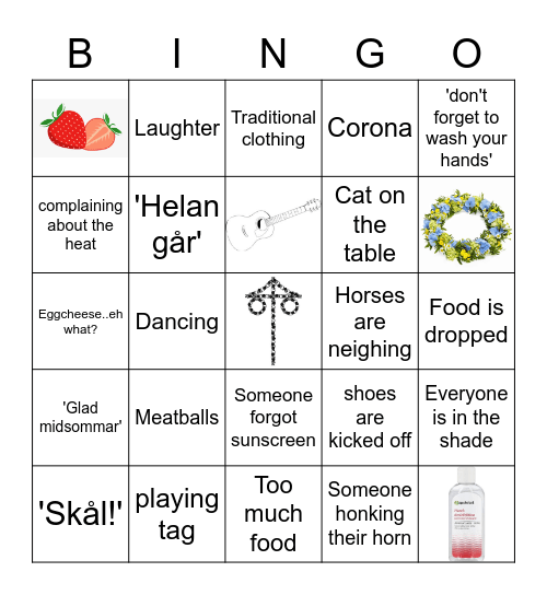 Midsummer à la Jäger Bingo Card