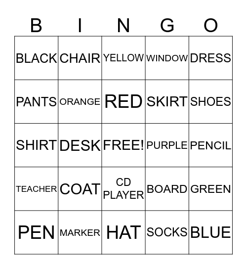 UNIT 6 REVIEW Bingo Card