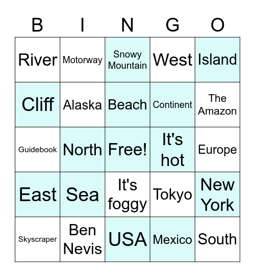 The World Bingo Card
