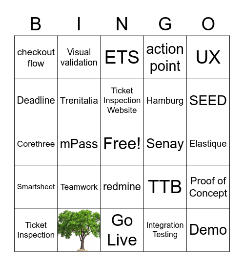 SEED BINGO Card