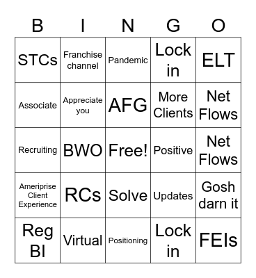 AFG MYLM Bingo Card