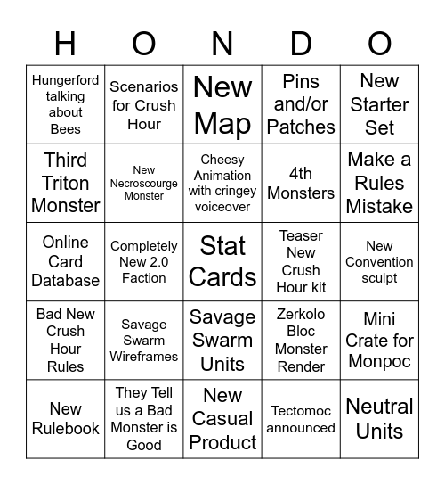 Monpoc Keynote Bingo Card
