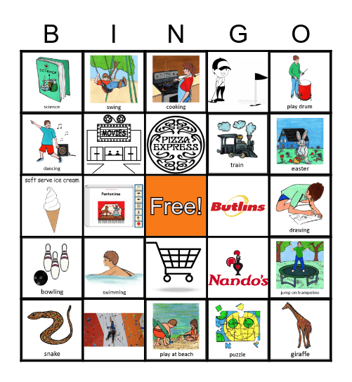 Challengers Bingo! Bingo Card