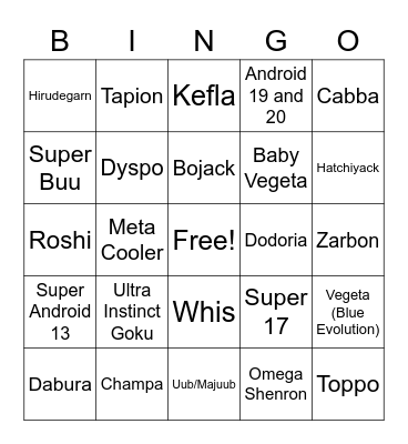Season 3 DLC Bingo Card
