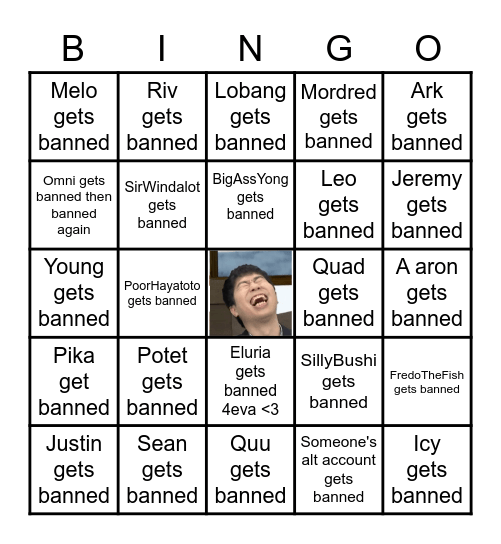 Banned bingo Card