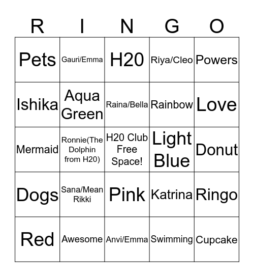 The Awesome Bingo Card