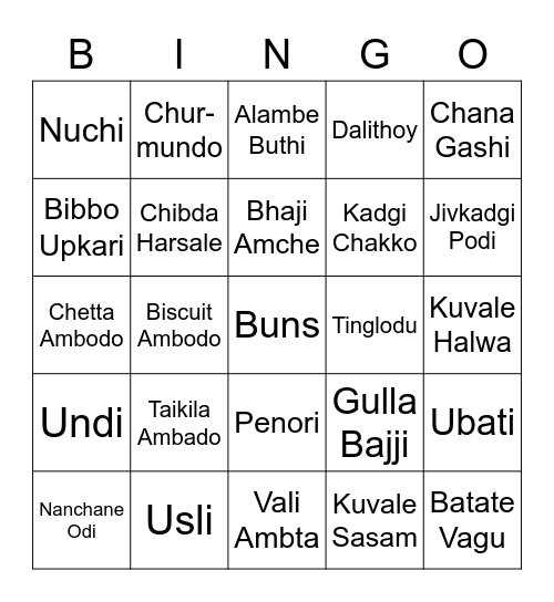 K-H-AOCA Bingo Card