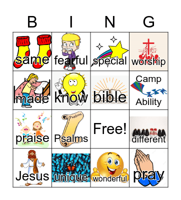 Unique Bingo Card