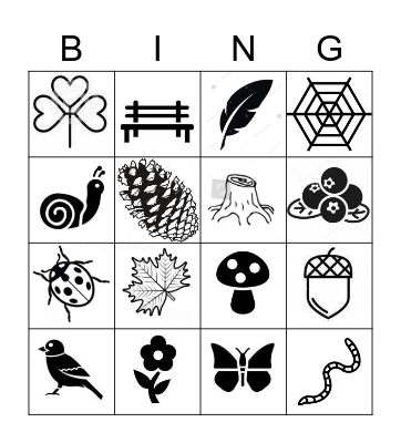 Bingo nature Bingo Card