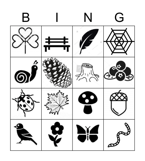 Bingo nature Bingo Card