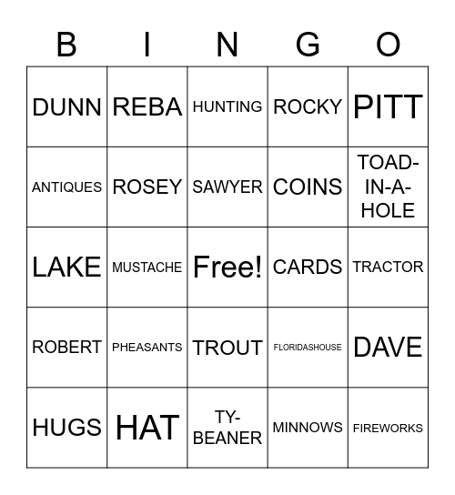 HAPPY FATHERS DAY! Bingo Card