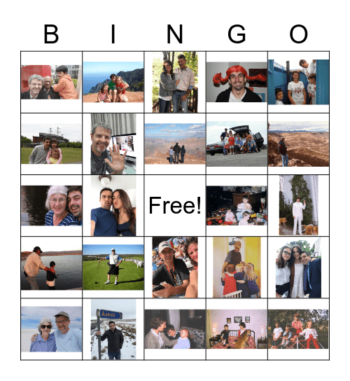 Father's Day Bingo Card