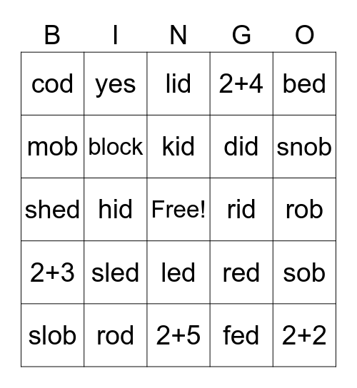 Camden 6/22/20 Bingo Card