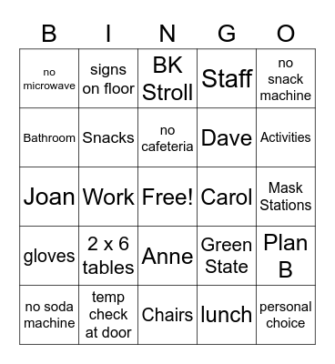 DEC Bingo Card