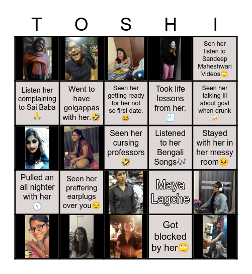 Toshi's Birthday Bingo🎂 Bingo Card