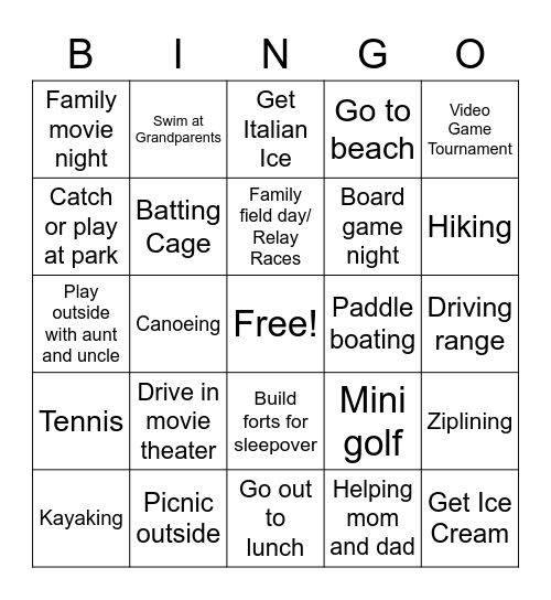 Summer By The River: Dabbers Bingo