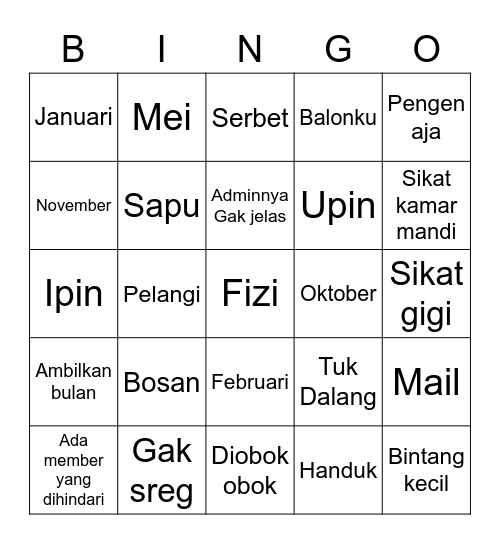 YUGYEOMLMT Bingo Card