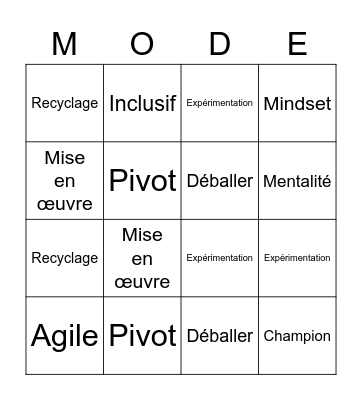 BINGO GC Bingo Card