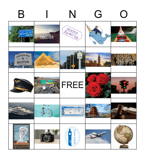 IORG Travel BINGO Card