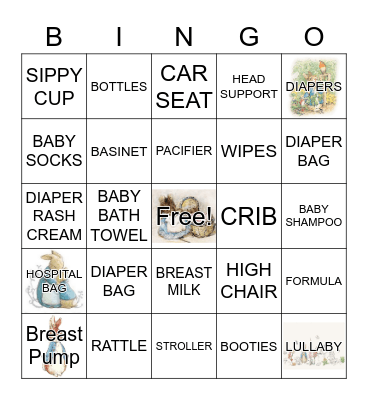 BABY BINGO Card