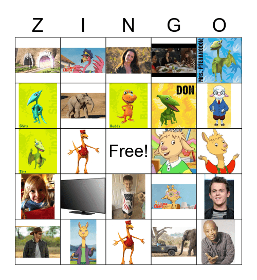 ZINGO! - 2 Bingo Card