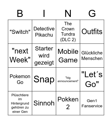 Direct 24.06.2020 Bingo Card