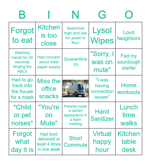 WFH - Nuro Edition Bingo Card