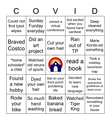 COVID Bingo Card