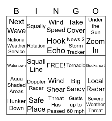 Lisa Patton Bingo Card