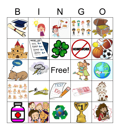 FORTUNE COOKIE BINGO Card