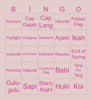 Hye_Yoonie Bingo Card