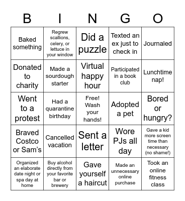 Untitled Bing Bingo Card