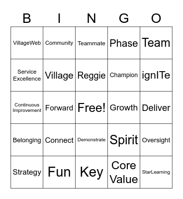 Denver Quarterly Meeting - Q2 2020 Bingo Card
