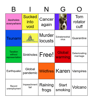 2020 Bingo Card