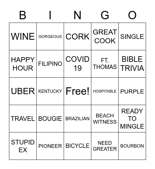 IVANA'S GREAT ADVENTURE Bingo Card