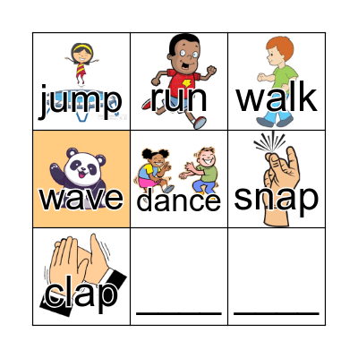 I can...! Bingo Card