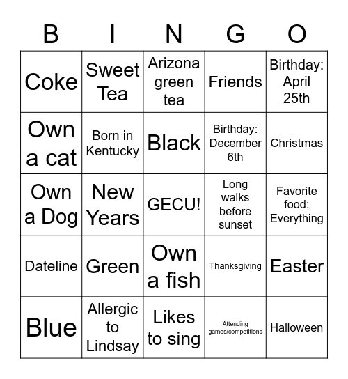 Systems BINGO Card