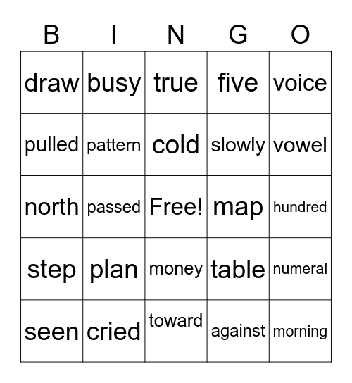 Andrew's Bingo Card, 6/26/20 Bingo Card