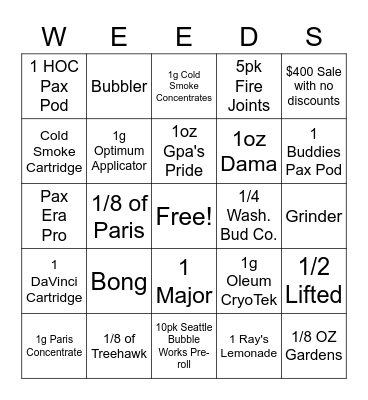 Belltown ACS Bingo Card