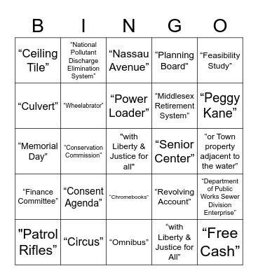 Wilmington Apple Bingo Card