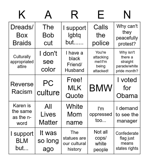 karen-behavior-bingo-card