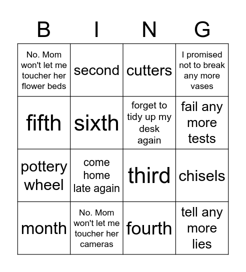 c3+ Bingo Card