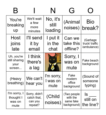 ISEAL CONFERENCE CALL BINGO Card