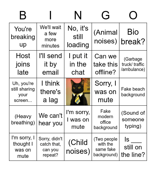 ISEAL CONFERENCE CALL BINGO Card