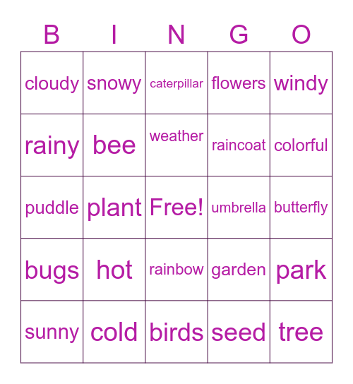 June Meets July Bingo Card