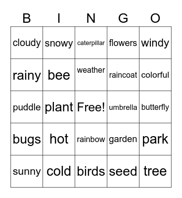 Let's Review May and June! Bingo Card
